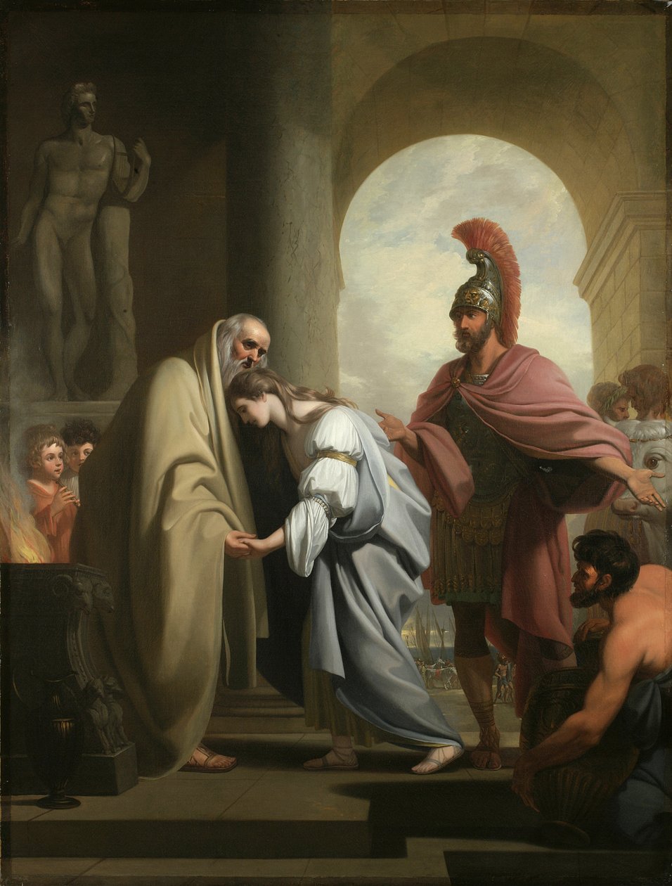 Chryseis återvände till sin far 1771 av Benjamin West