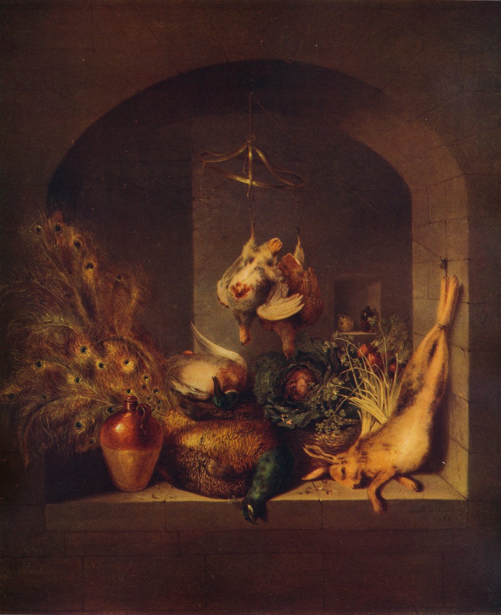 Stilleben, 1824 av Benjamin Blake