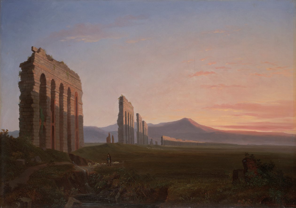 Utsikt över den romerska Campagna av Benjamin Champney