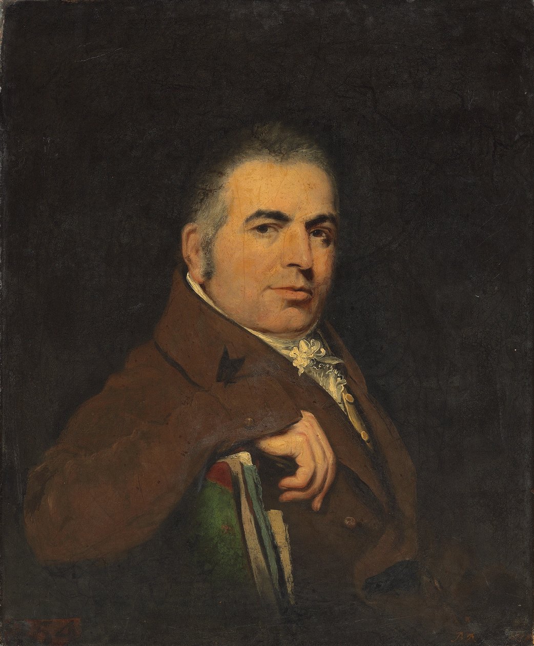 Porträtt av en konstnär av Benjamin Duterrau