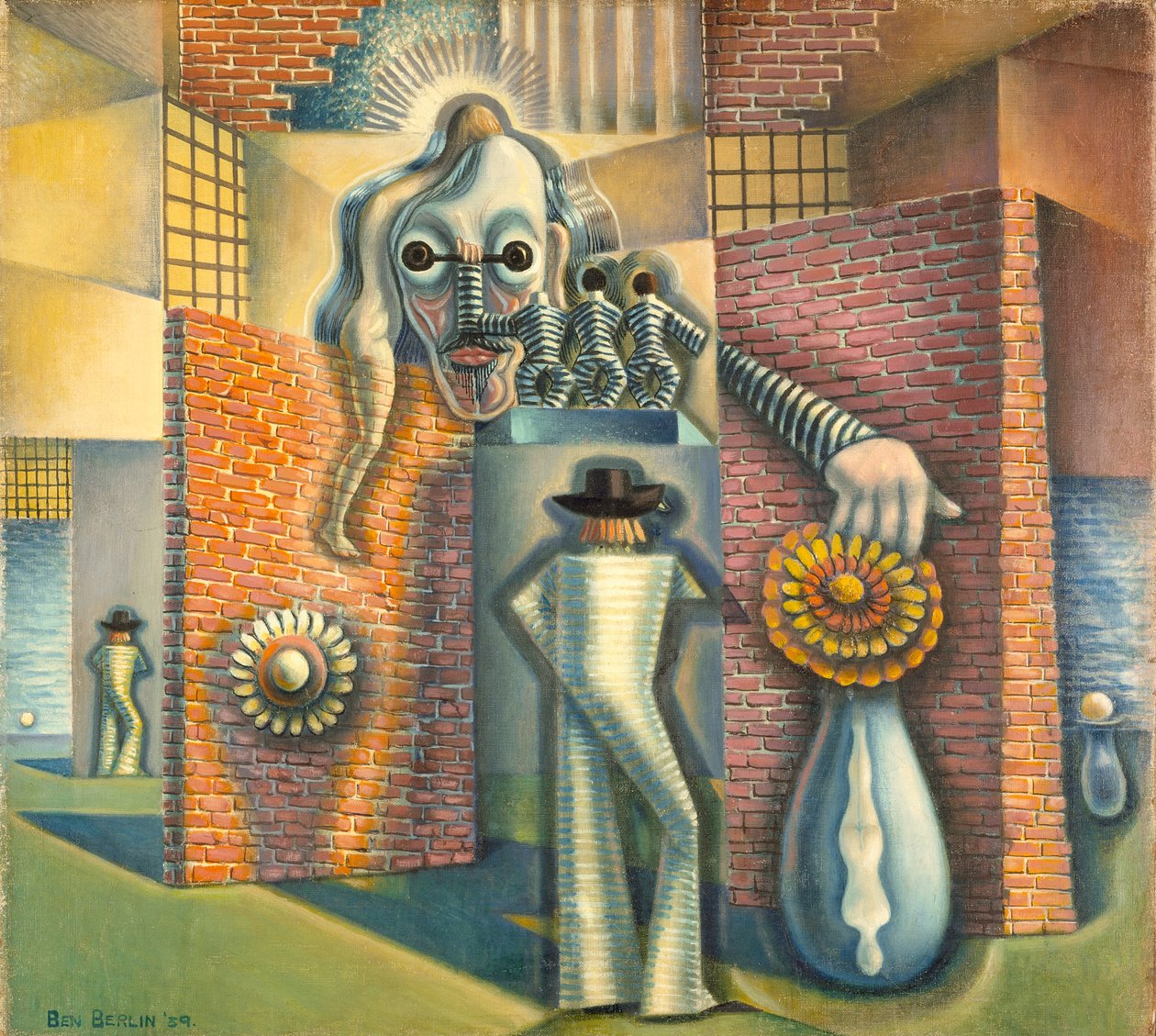 Utan titel (Surreal Abstraction), 1939 av Benjamin F. Berlin