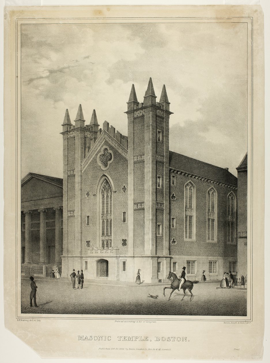 Frimurartemplet, Boston av Benjamin F. Nutting