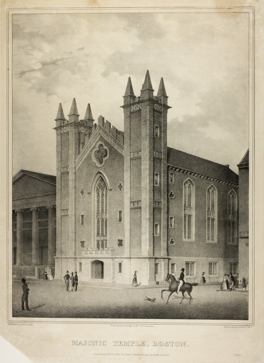 Frimurartemplet, Boston av Benjamin F. Nutting