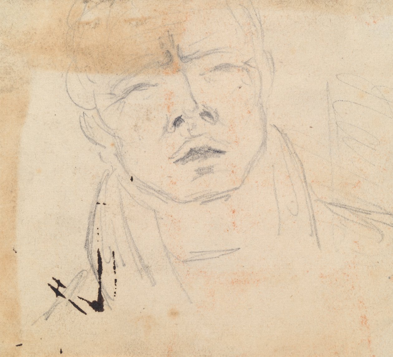 Studie av en man som nyser av Benjamin Robert Haydon