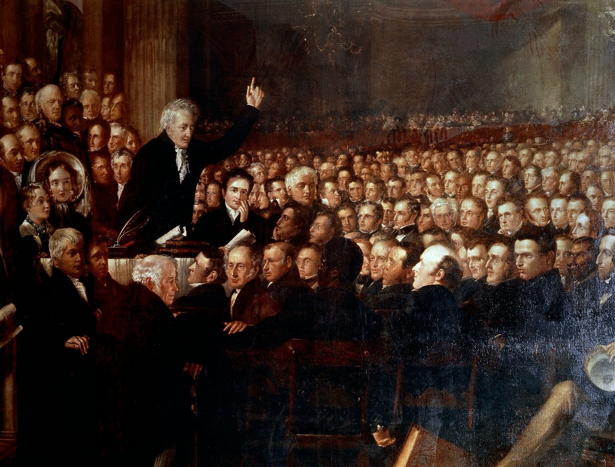 Konventionen mot slaverisamhället av Benjamin Robert Haydon