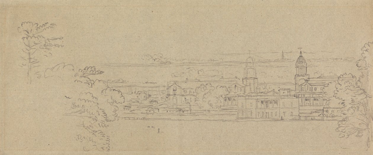 Greenwich från parken av Benjamin West