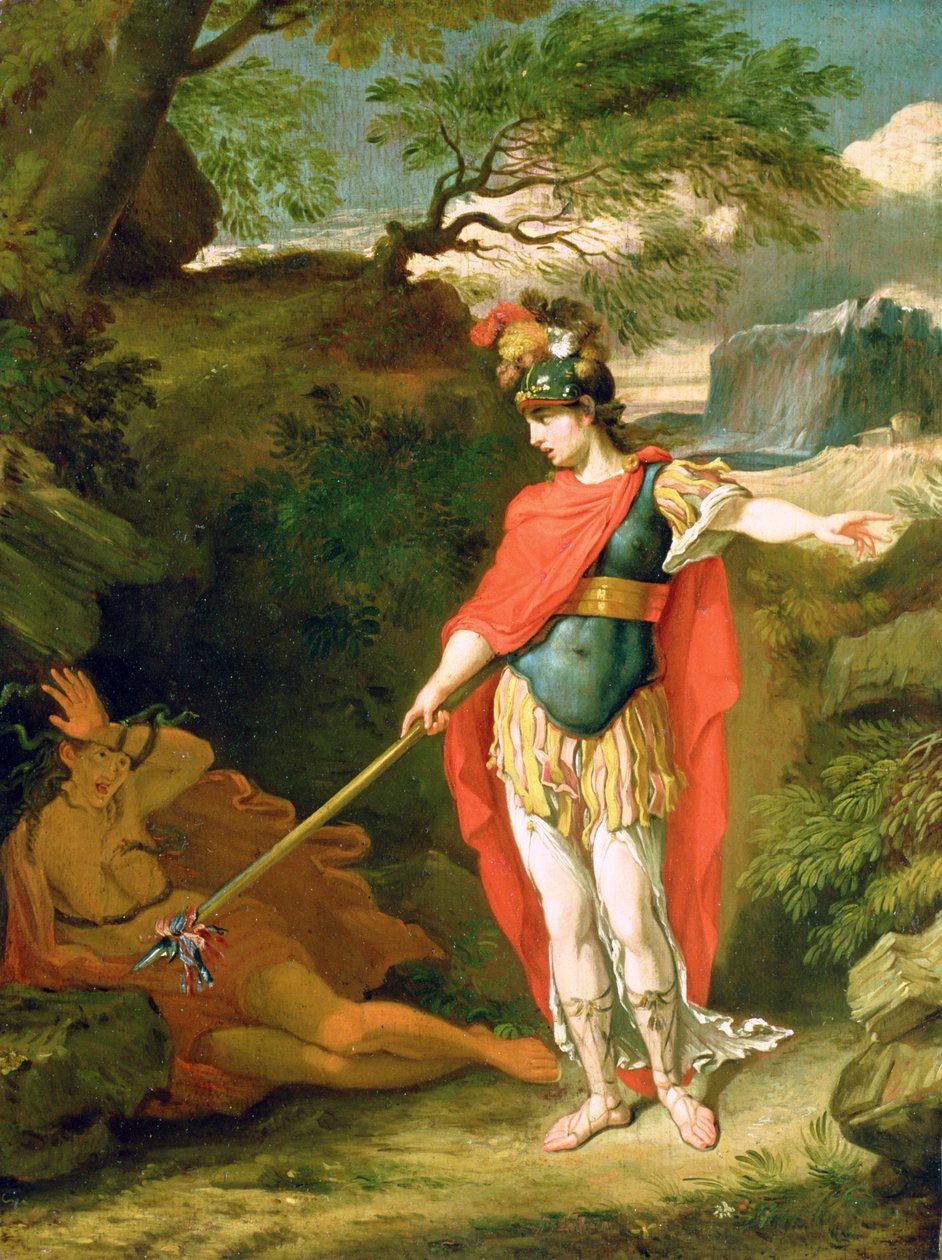 Perseus och Medusa av Benjamin West