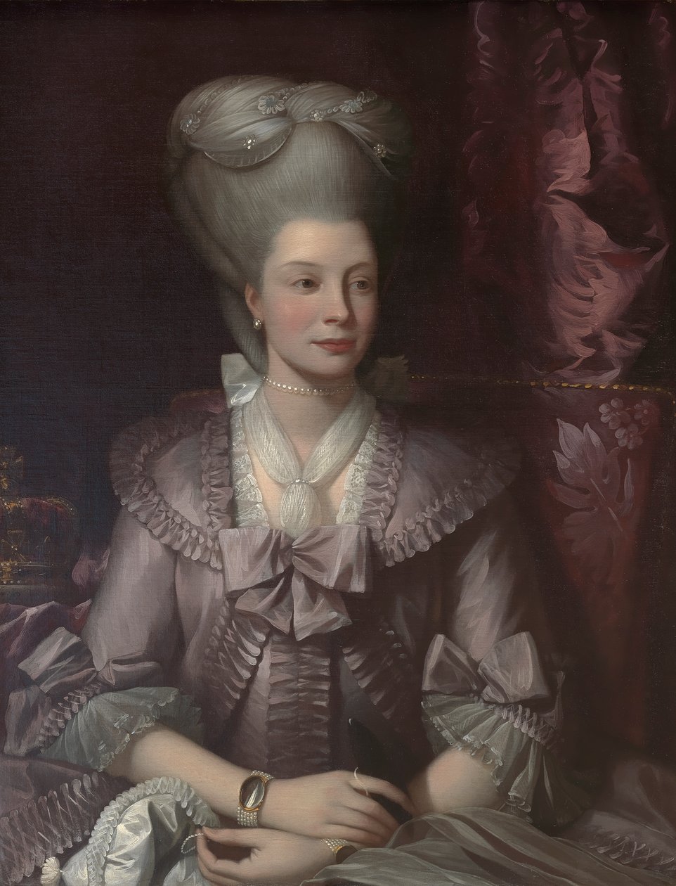 Drottning Charlotte av Benjamin West