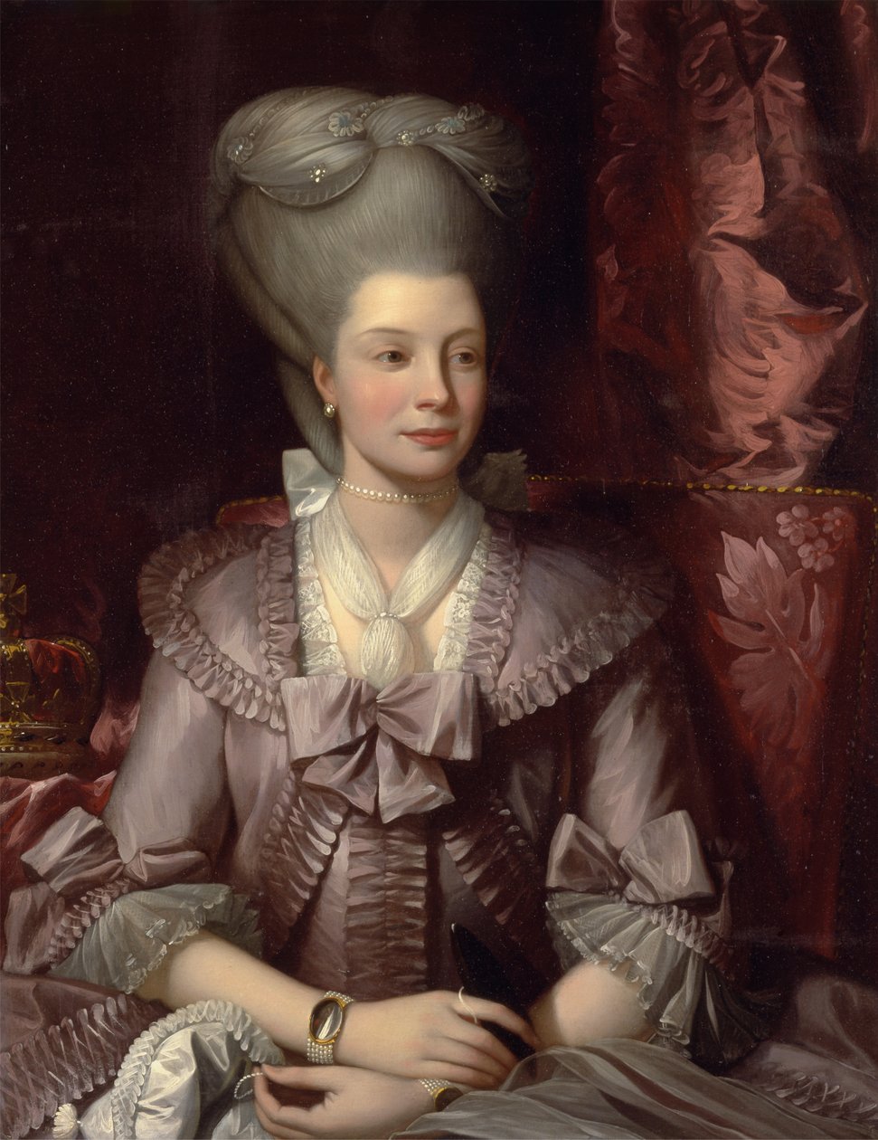 Drottning Charlotte av Benjamin West