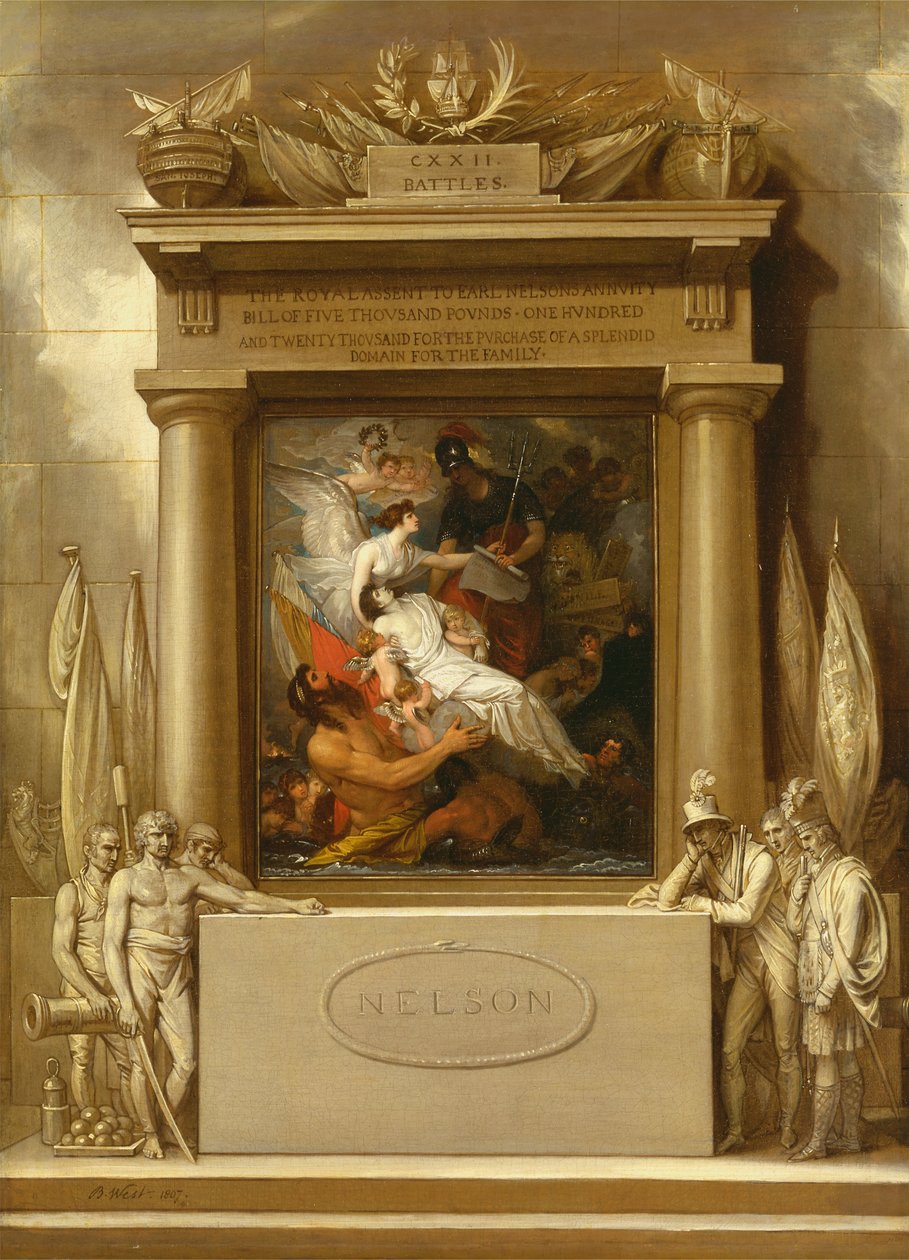 Nelsons apoteos av Benjamin West
