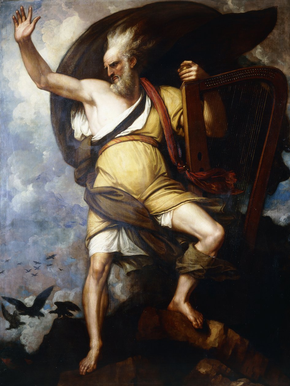 Barden, 1809 av Benjamin West