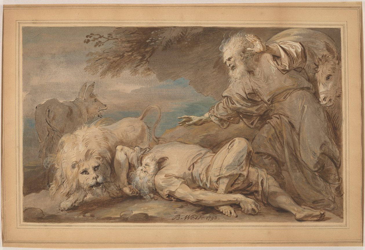 Den olydiga profeten av Benjamin West