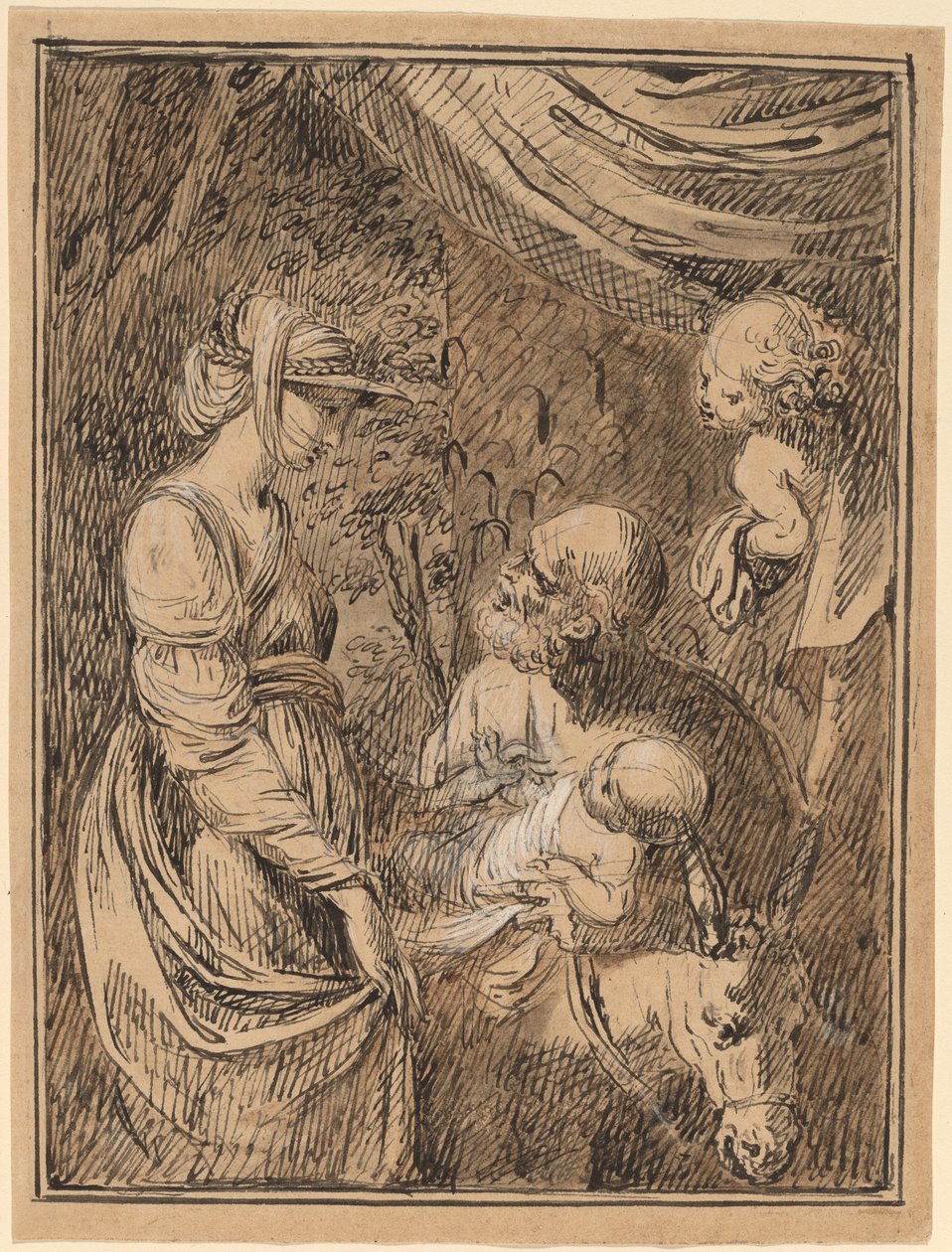 Flygningen till Egypten av Benjamin West