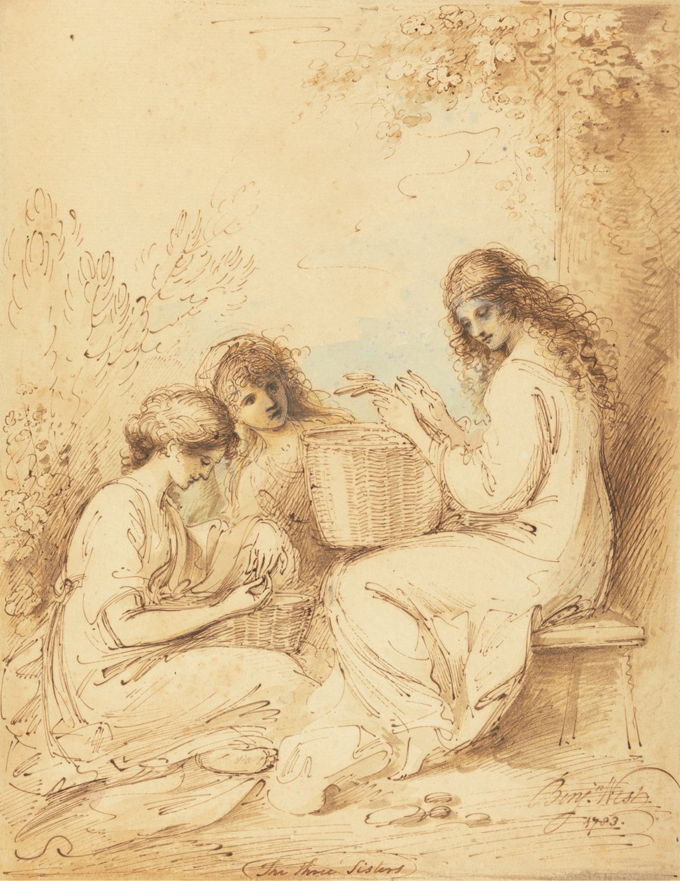 De tre systrarna av Benjamin West