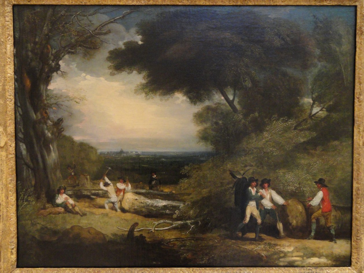 Vedhuggare i Windsor Park av Benjamin West
