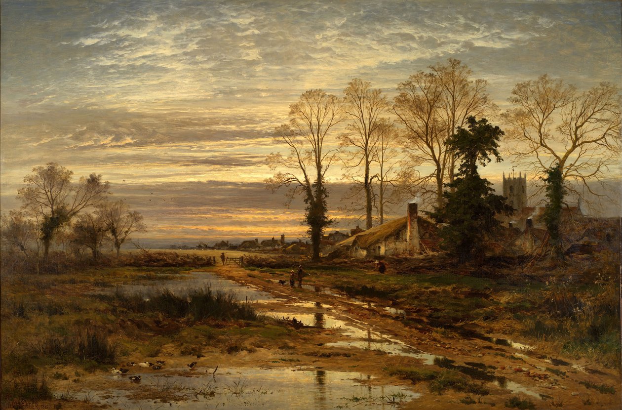 Februari Fill Dyke, 1881. av Benjamin Williams Leader