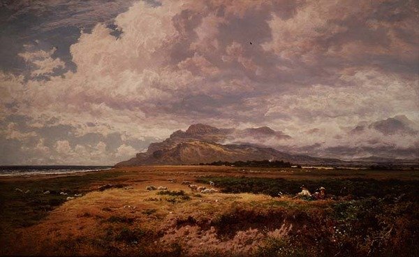 Nära Harlech, norra Wales av Benjamin Williams Leader