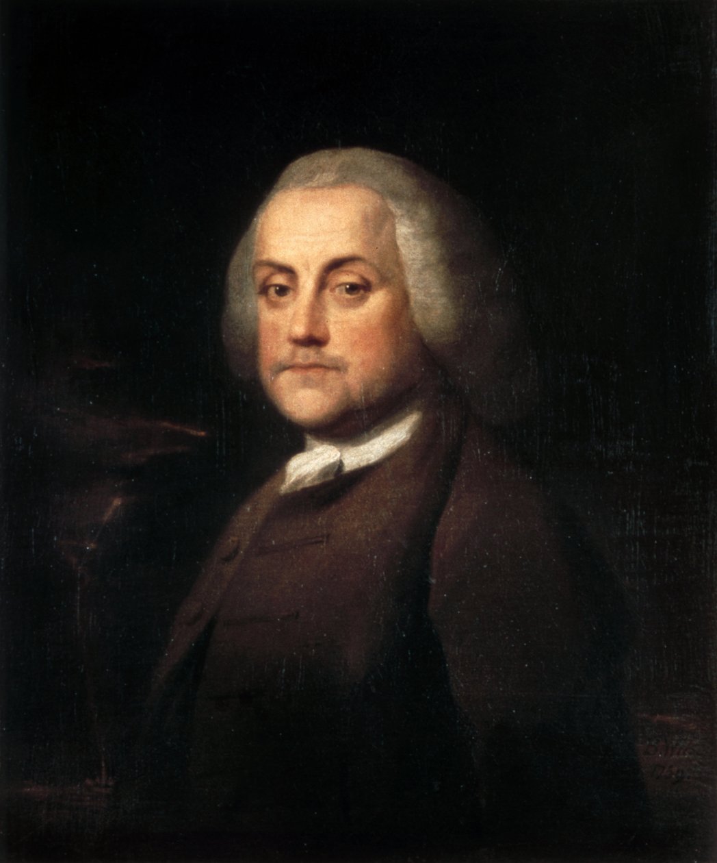 Benjamin Franklin av Benjamin Wilson