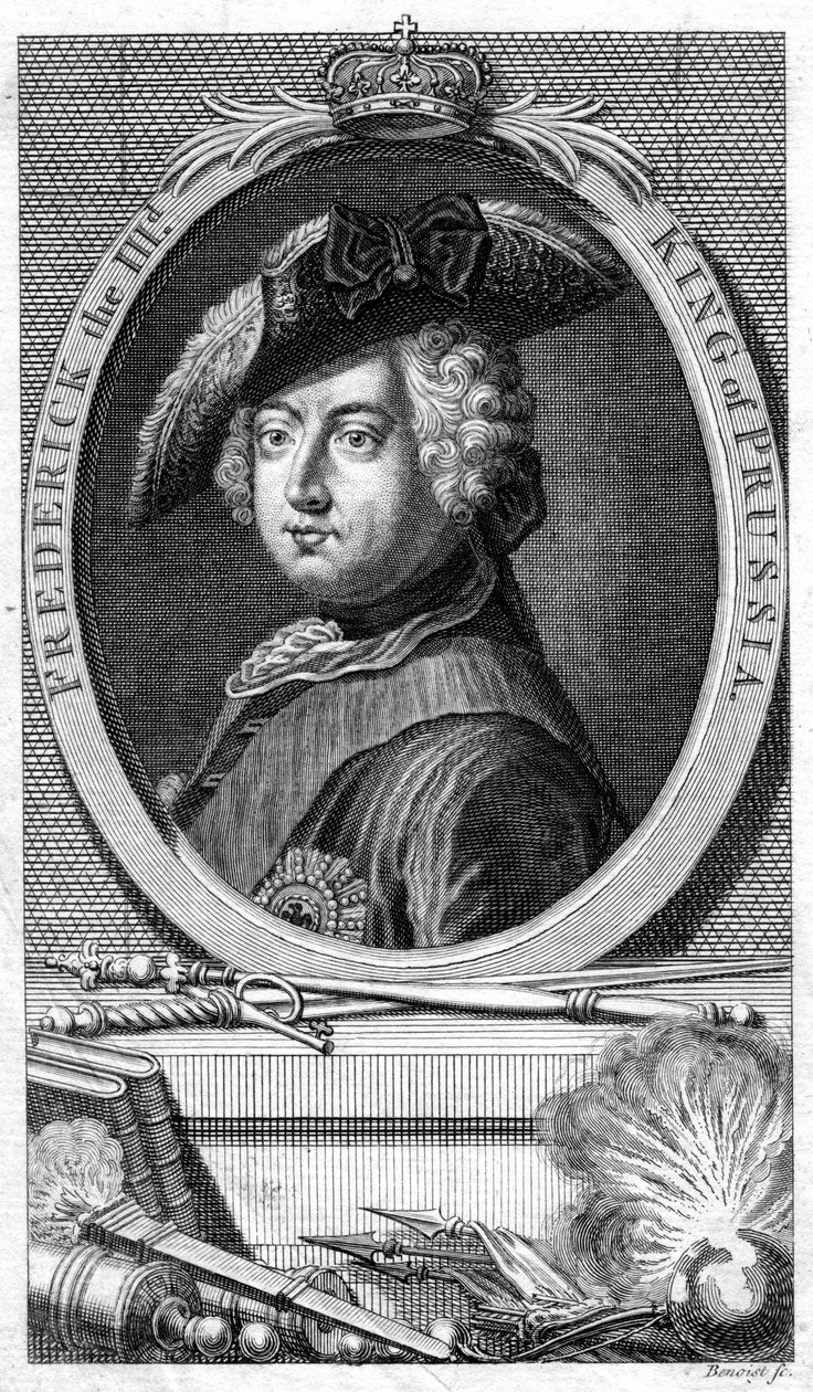 Fredrik III, kung av Preussen, 1800-talet. av Benoist