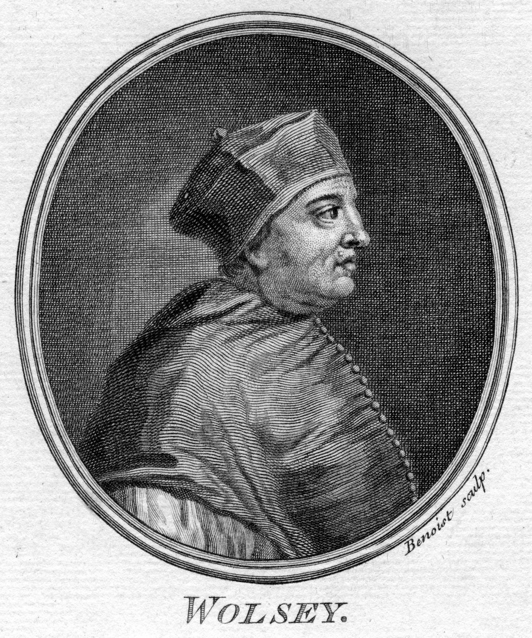 Thomas Wolsey c1475-1530, engelsk statsman. av Benoist