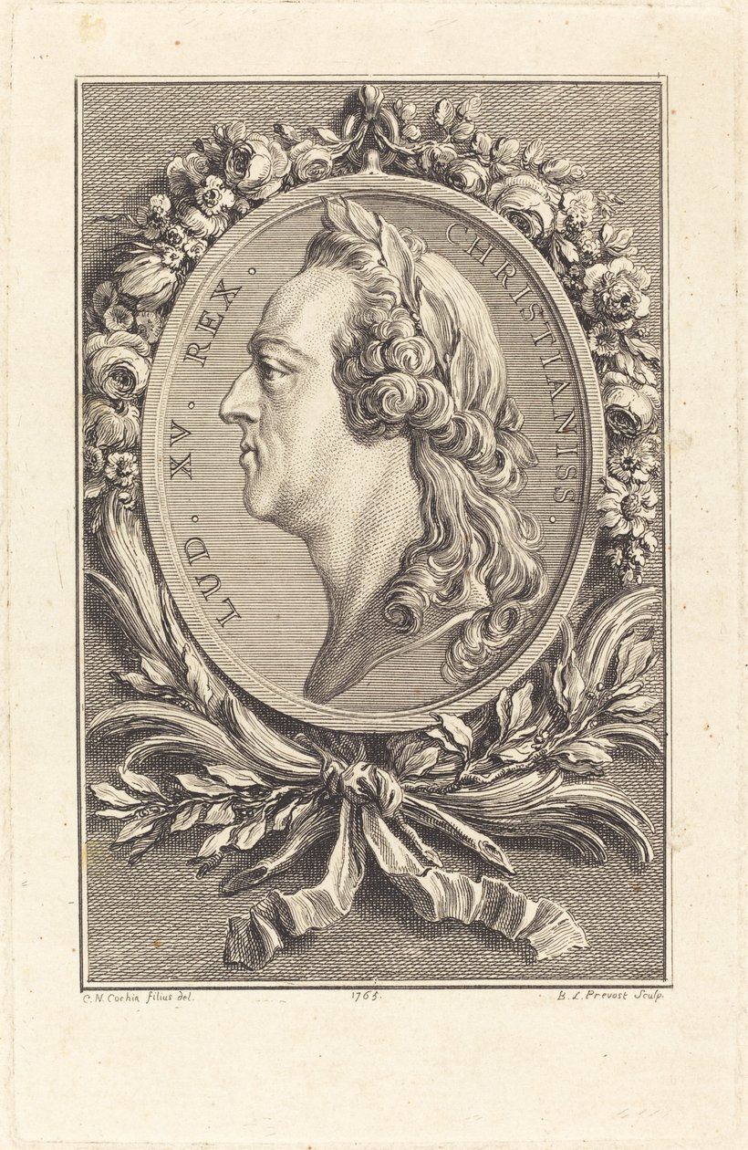 Ludvig XV, 1765. av Benoit Louis Prevost
