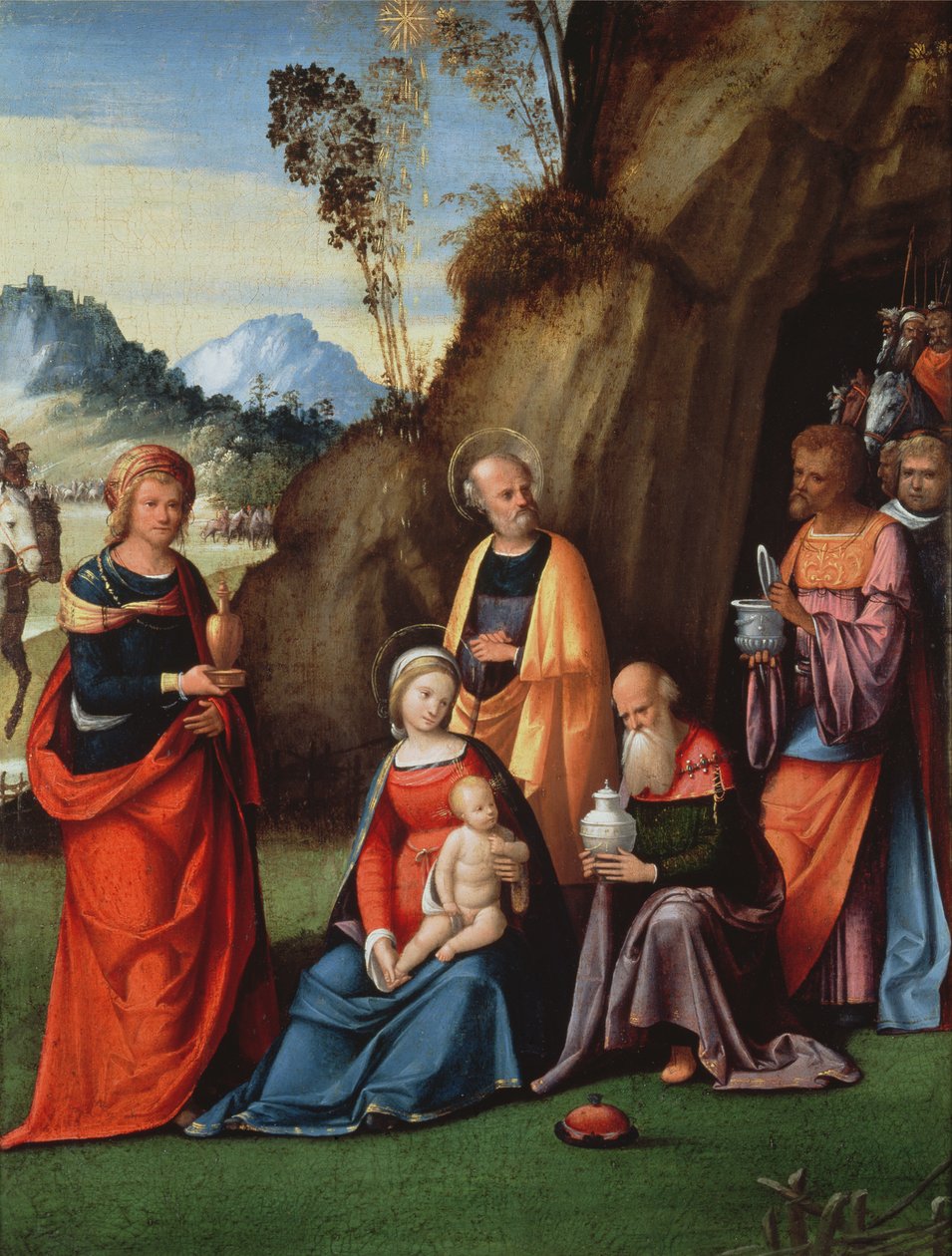 The Adoration of the Magi, 1513 av Benvenuto Tisi da Garofalo