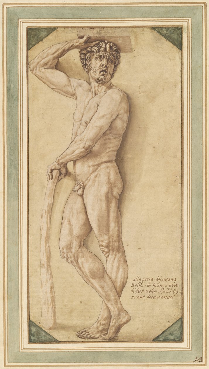 En Satyr av Benvenuto Cellini