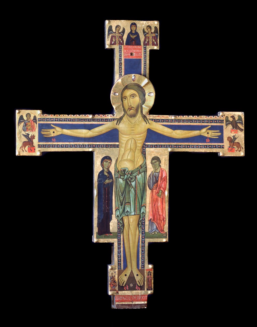 Krucifix (trämålning, ca 1228-1236) av Berlinghiero (fl.1228 36) Berlinghieri