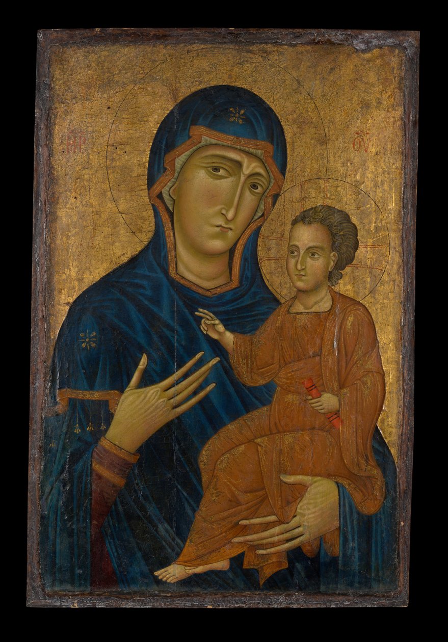 Madonna med barn av Berlinghiero Berlinghieri