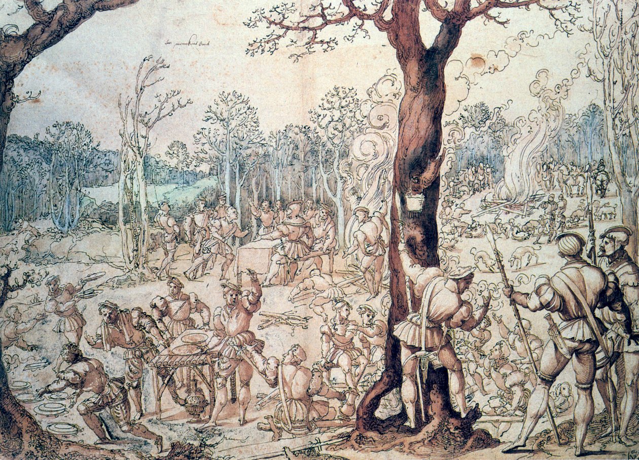 Jaktpartiet, 1500-talet. av Bernard van Orley