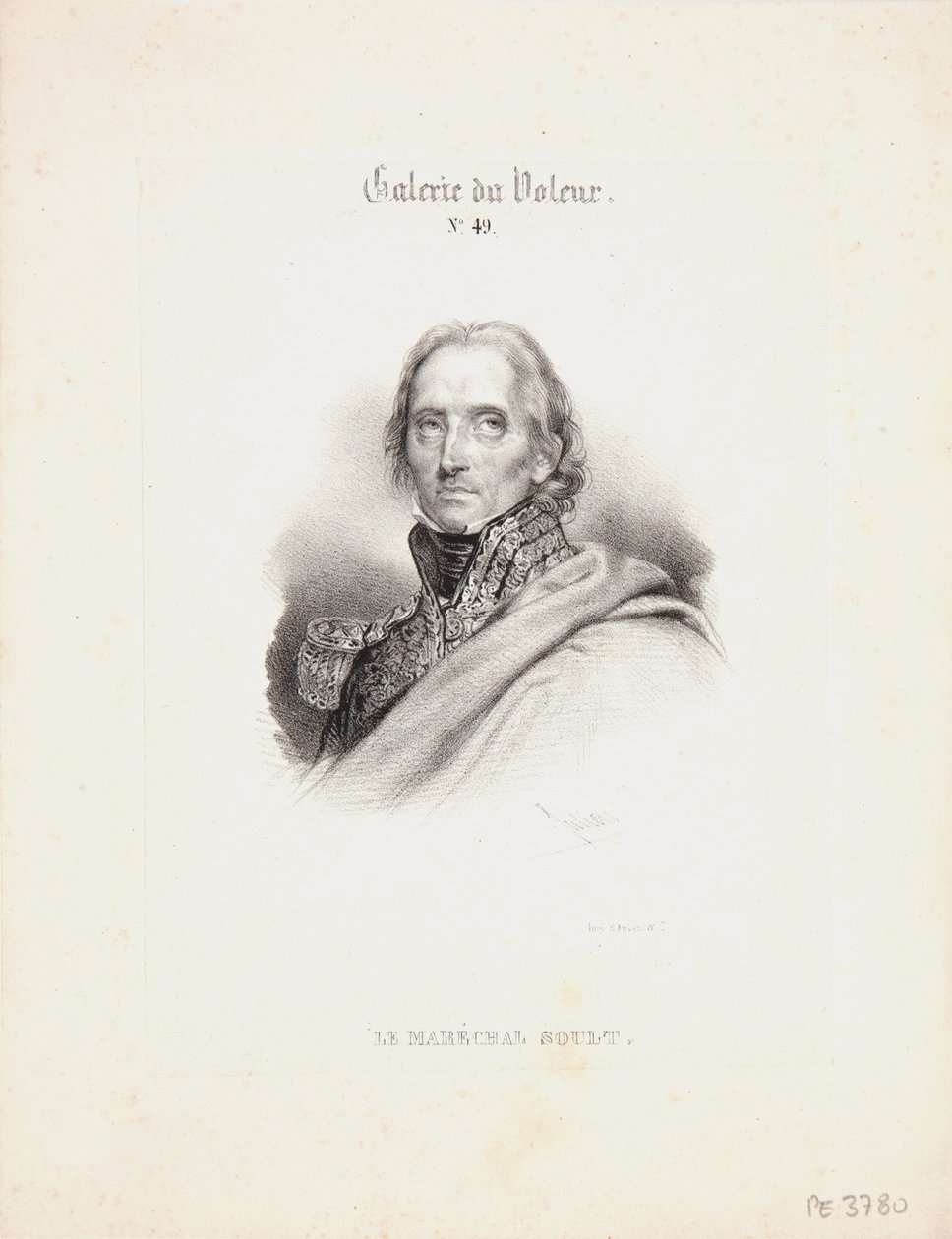 Marskalk Soult, omkring 1840 av Bernard Romain Julien