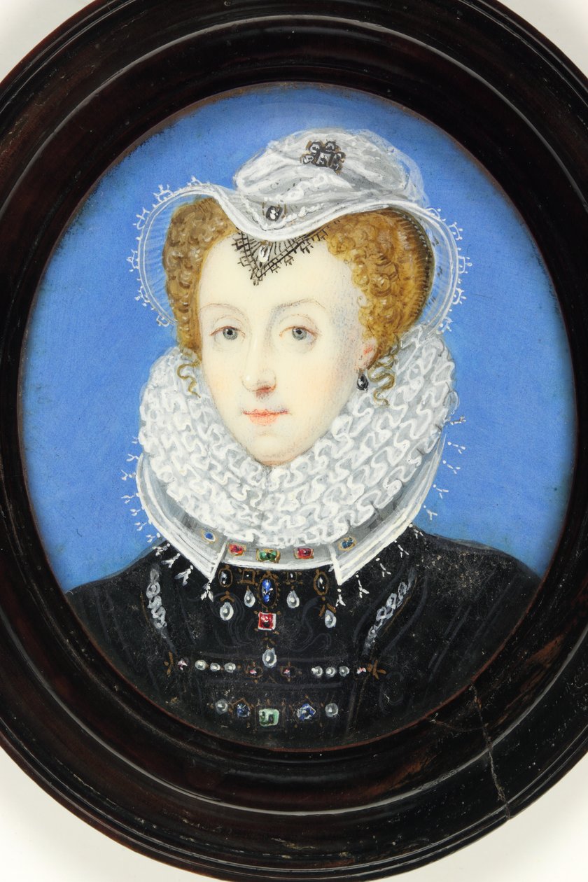 Drottning Elizabeth I (emalj) av Bernard III Lens