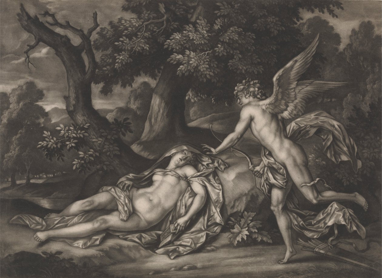 Cupid och Psyche av Bernard Lens