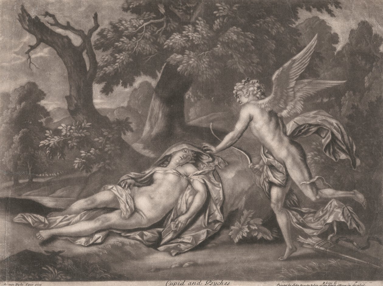 Cupid och Psyche av Bernard Lens