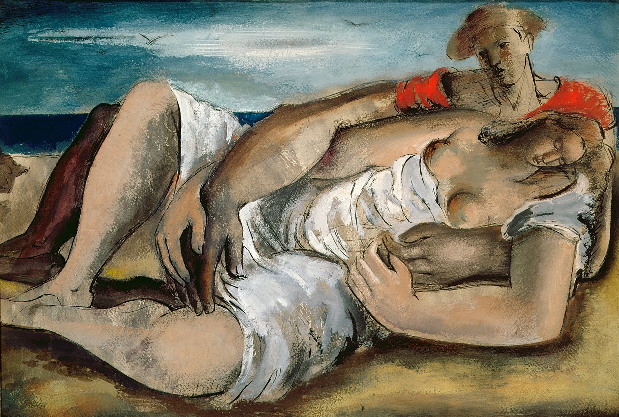 Älskare på stranden av Bernard Meninsky