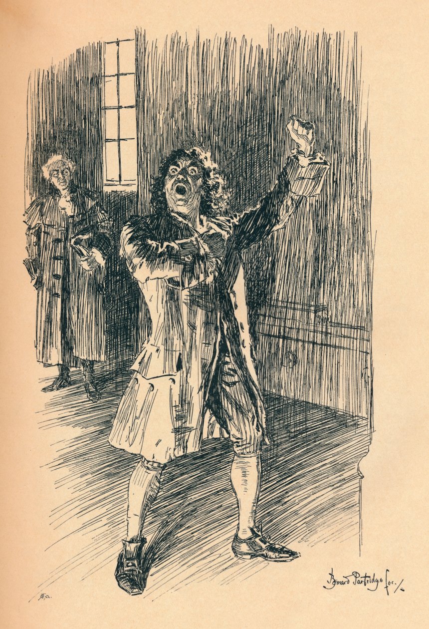 Skådespelaren, c1899 av Bernard Partridge
