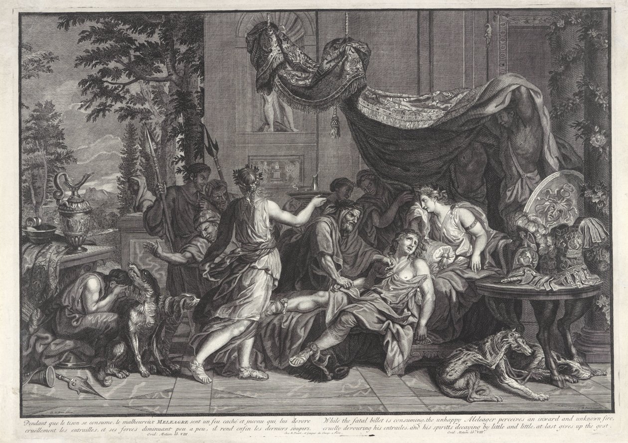 Meleagers död History of Meleager (serietitel) av Bernard Picart