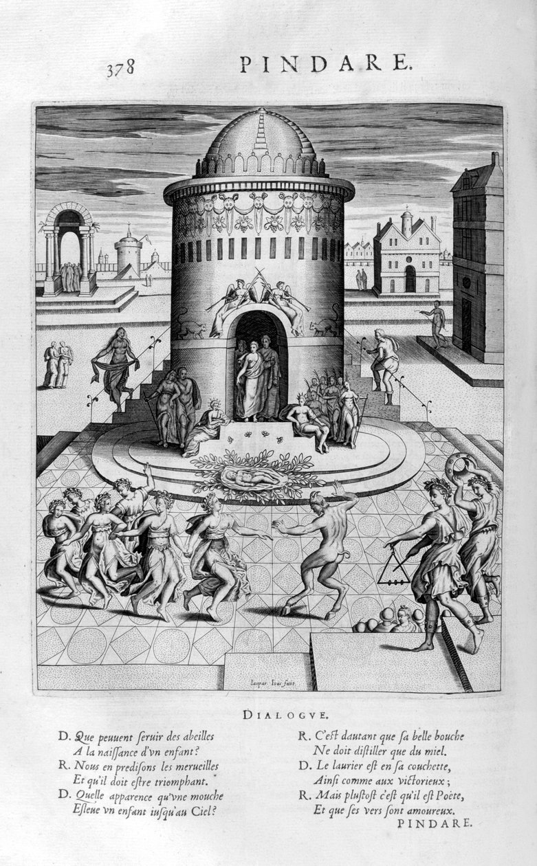 Pindare, 1615 av Bernard Picart