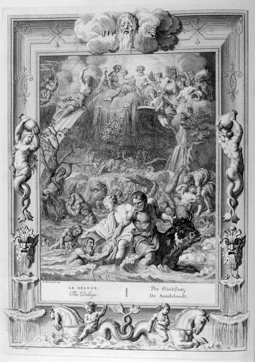 Syndfloden, 1733 av Bernard Picart