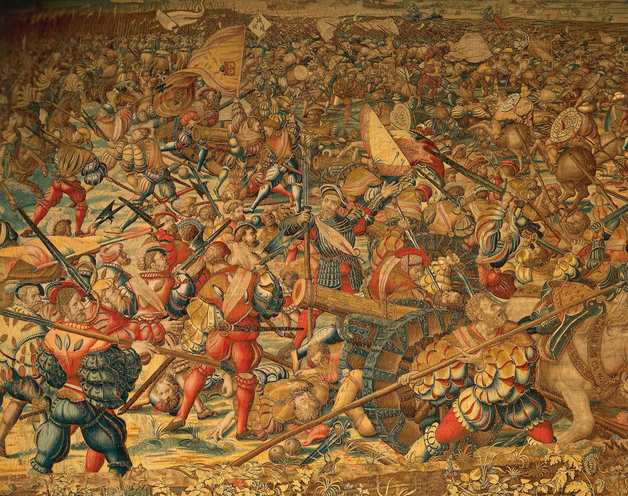 Slaget vid Pavia 1525 av Bernard van (after) Orley
