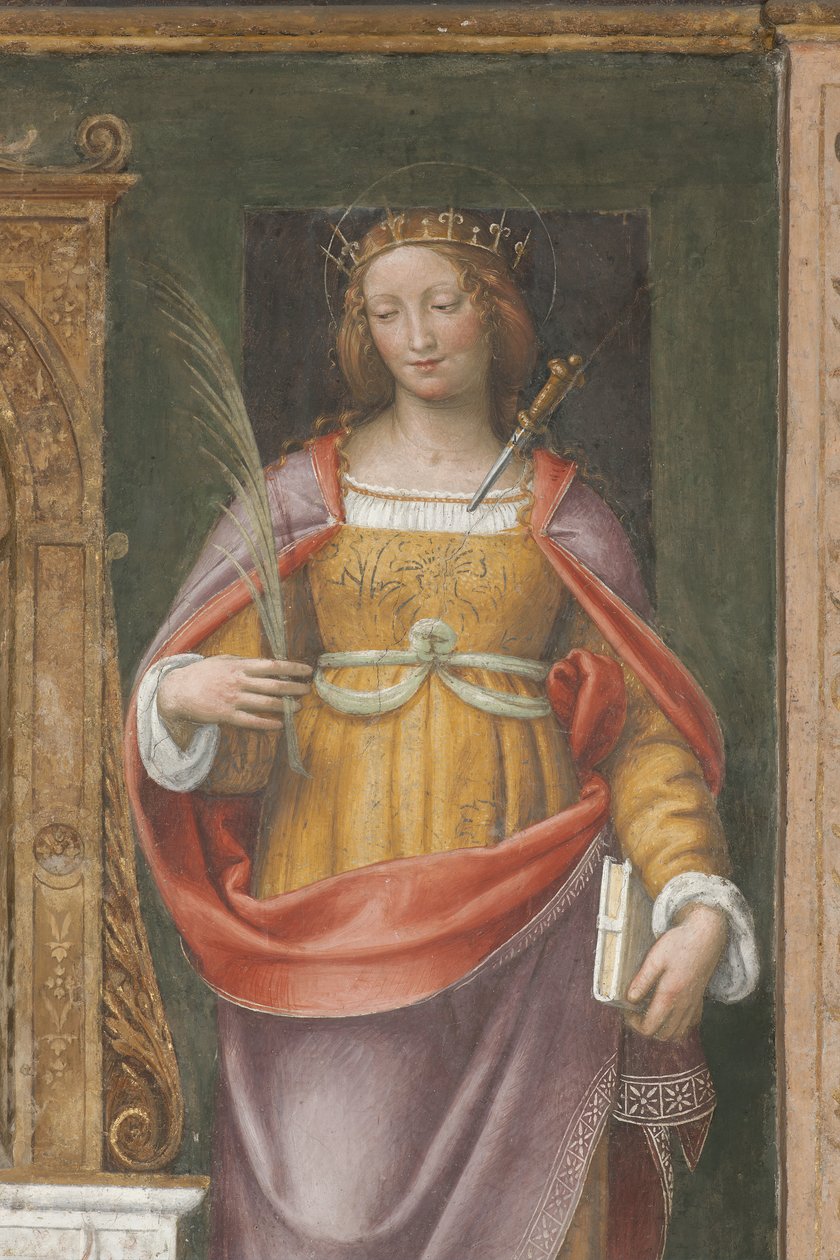 Sankta Justina av Bernardino Luini