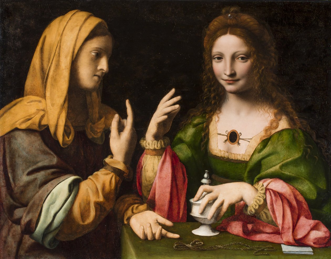 The Conversion of the Magdalen, c.1520 av Bernardino Luini