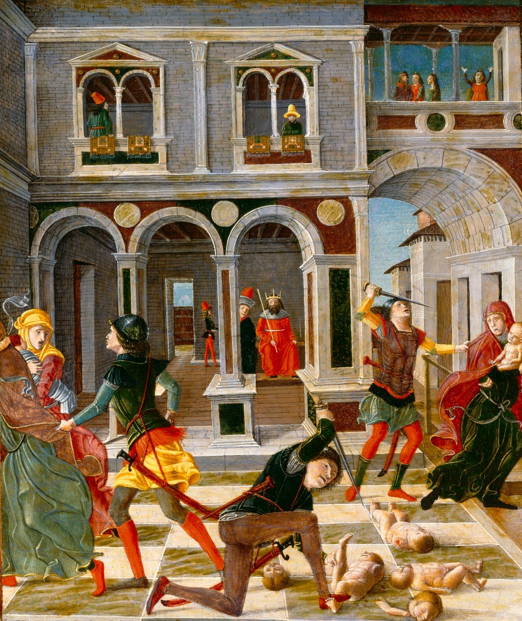 Massakern på de oskyldiga av Bernardino Butinone