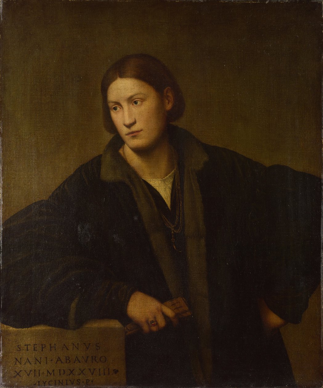 Porträtt av Stefano Nani, 1528 av Bernardino Licinio