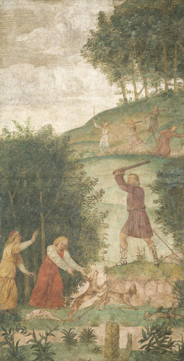Cephalus straffad vid jakten av Bernardino Luini