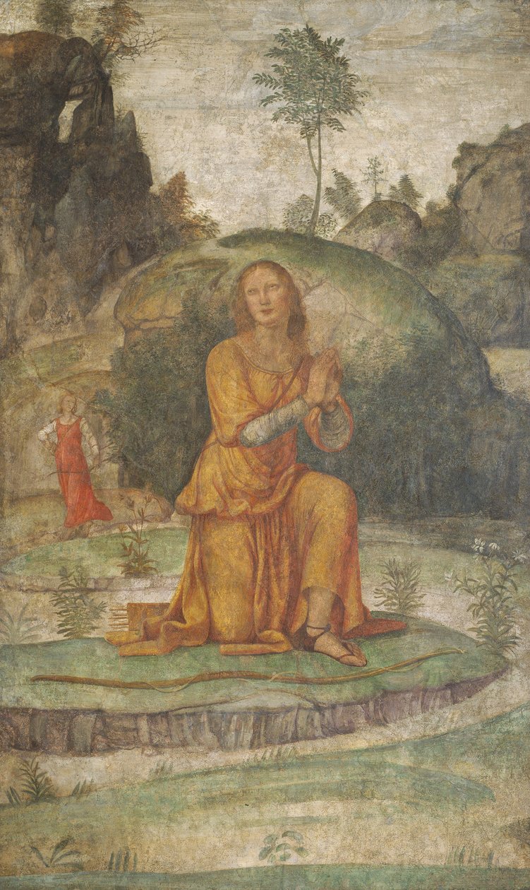 Procris bön till Diana, ca. 15201522. av Bernardino Luini