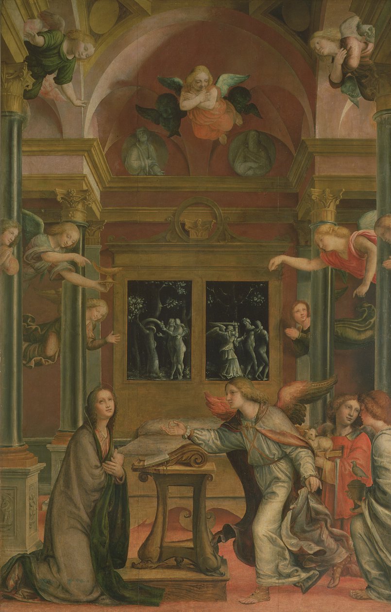Bebådelsen av Bernardino Luini