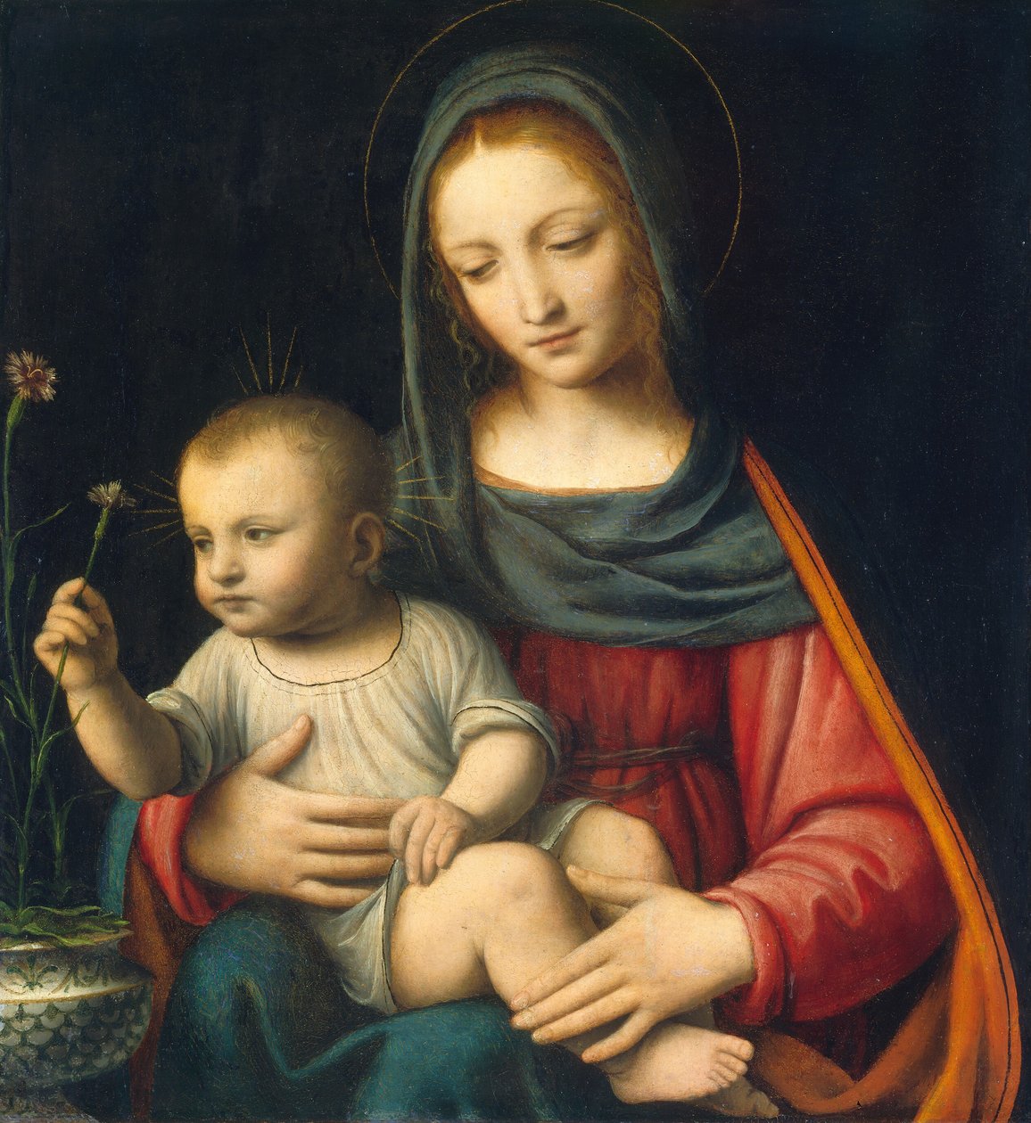 Nejlikans Madonna, ca. 1515. av Bernardino Luini