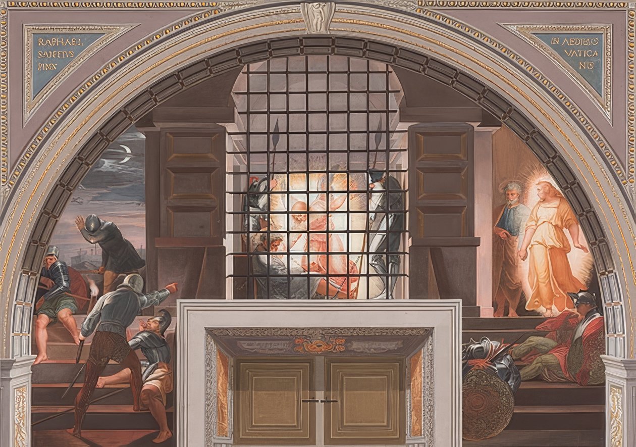 Peters befrielse av Bernardino Nocchi