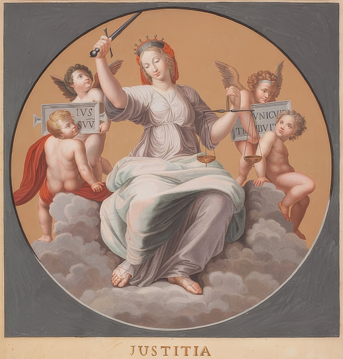Justiz (Stanze della Segnatura) av Bernardino Nocchi